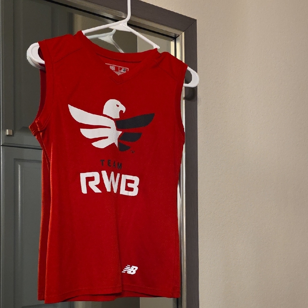 Team RWB Red Sleeveless Athletic Tank - Picture 2 of 9